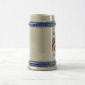 Casey Coat of Arms Stein / Casey Family Crest Bierpul (Center)