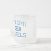 Casey County - Rebels - High Liberty Kentucky Matglas Koffiemok (Voorkant links)