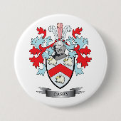 Casey Family Crest en Wapenmunt Ronde Button 7,6 Cm (Voorkant)