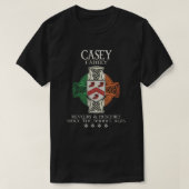 Casey Family Ireland Casey achternaam T-shirt (Design voorkant)