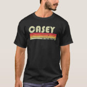 CASEY Gift Name Personalized Funny Retro B T-shirt (Voorkant)