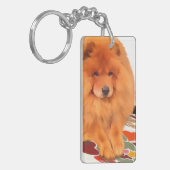 CASEY heARTdog chow Sleutelhanger (Voorkant Links)