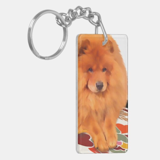 CASEY heARTdog chow Sleutelhanger (Voorkant Links)