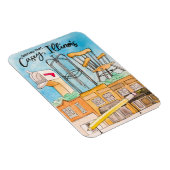 Casey, IL Magnet Magneet (Rechterzijde)