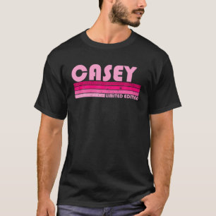 CASEY Naam Gepersonaliseerde Retro  80S 90S Birt T-shirt