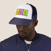 Casey periodic table name hat trucker pet (In situ)