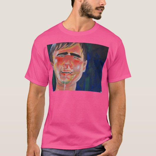 Casey Tatum Tim en Eric Acrylic Portrait T-shirt (Voorkant)