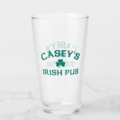 Casey's Irish Pub Glas (Achterkant)