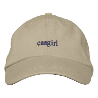 casgirl hat geborduurde pet
