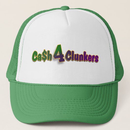 Cash 4 Clunkers Green Bay Packer pet (Voorkant)