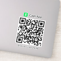 Cash App QR Code Betaling Scan naar Betalen Wit
