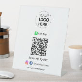 Cash App QR Code Betaling | Scannen naar zakelijke Reclamebord Met Voetstuk (Insitu)