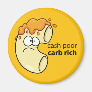 Cash arme carb rijke ronde magneet