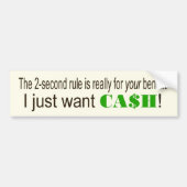 CASH BUMPERSTICKER (Voorkant)