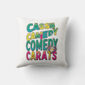 Cash Comedy Carats. Kussen (Achterkant)