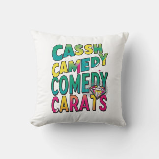 Cash Comedy Carats. Kussen