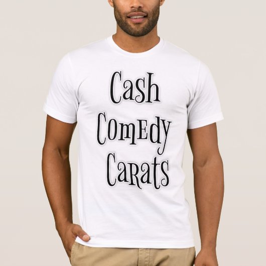 Cash Comedy Carats T-shirt (Voorkant)