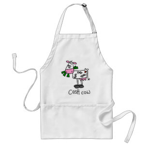 Cash Cow T-shirts en Cadeaus Standaard Schort