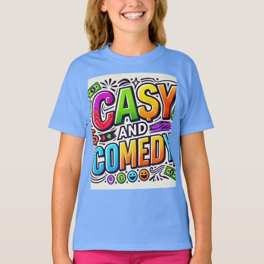 Cash en Comedy ( Ontworpen T-Shirt ) (Voorkant)