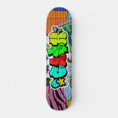 Cash Graffiti Custom Personalized Cool Skateboard (Voorkant)