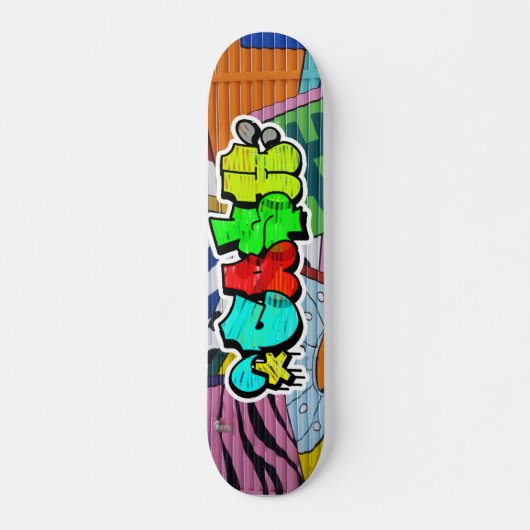 Cash Graffiti Custom Personalized Cool Skateboard (Voorkant)