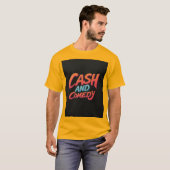 Cash hand komedie t-shirt (Voorkant volledig)