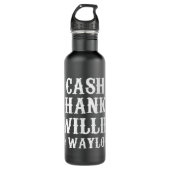 Cash Hank Willie en Waylon Country Music Waterfles (Voorkant)
