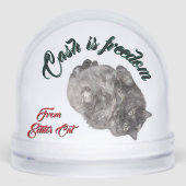 Cash is Freedom by RoseWrites Snow Globe Sneeuwbol (Voorkant)