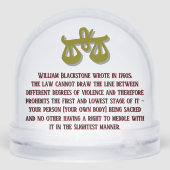 Cash is Freedom by RoseWrites Snow Globe Sneeuwbol (Achterkant)