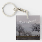 Cash is freedom sleutelhanger van RoseWrites (Voorkant)