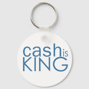 Cash is King 2,25-inch Round Sleutelhanger (type C