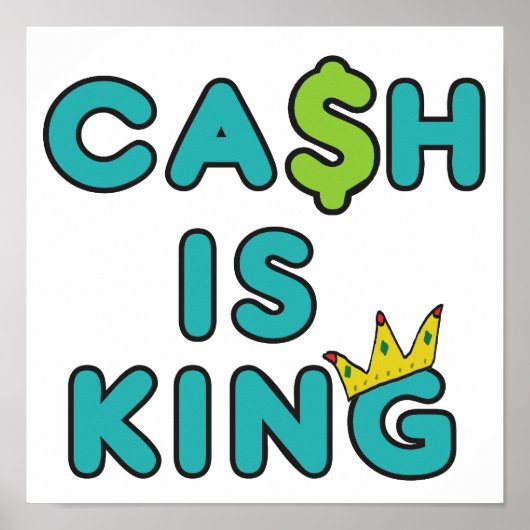 Cash is King Poster (Voorkant)
