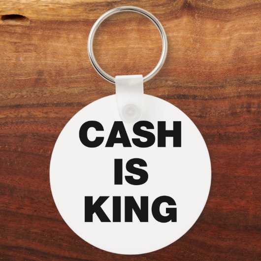 Cash is King Sleutelhanger (Voorkant)
