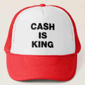 Cash is King Trucker Pet (Voorkant)