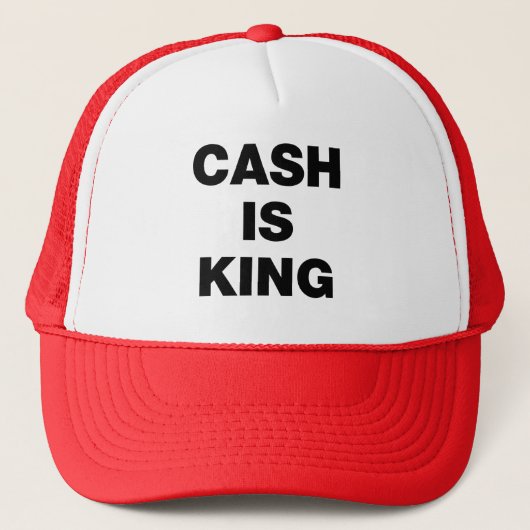 Cash is King Trucker Pet (Voorkant)