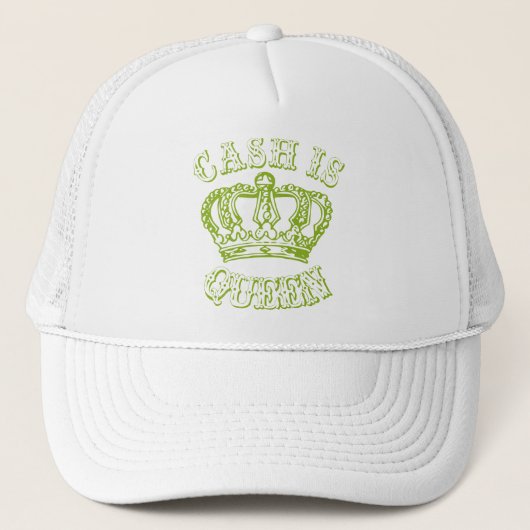 Cash is Queen Trucker Pet (Voorkant)