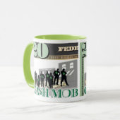 Cash Mob Currency Coffee Mok (Voorkant links)