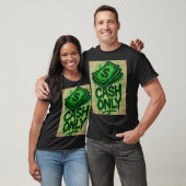 Cash Only Graffiti Style Spray - T-shirt (Unisex)