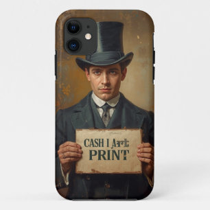  Cash Print Gentleman Mobiel Hoesje