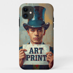  Cash Print Gentleman Mobiel Hoesje