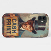  Cash Print Gentleman Mobiel Hoesje (Achterkant (horizontaal))