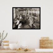 Cash Register Company Foto 1904 Poster (Keuken)