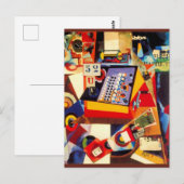 Cash Register door Amadeo de Souza-Cardoso; Briefkaart (Voorkant / Achterkant)