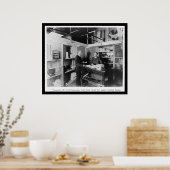 Cash Room in de US Treasury Vault 1912 Poster (Keuken)