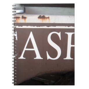 CASH Tow Truck Vintage Car Sign Notitieboek