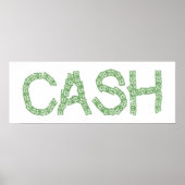 Cash Word Poster (Voorkant)