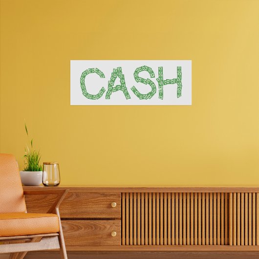Cash Word Poster