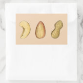 Cashew, Almond, Peanut Nut Nutty Nuts Stickers (Tas)