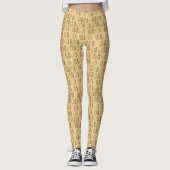 Cashew Almond Peanut Nuts Snack Food Leggings (Voorkant)