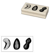 Cashew Almond Peanut Nuts Snack Food Rubberstempel (Gestempeld)